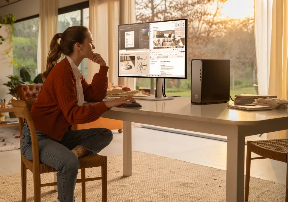 PC HP OmniDesk Slim S04-0001nc, Ryzen 7 7445HS 24GB DDR5, SSD 1TB, Windows 11 Home, GamePass 2M