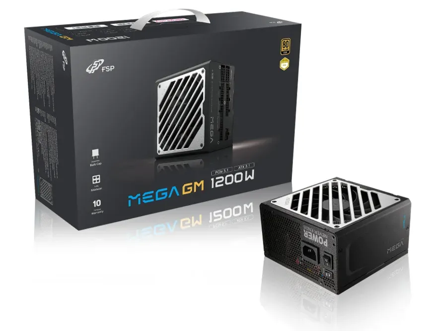 FSP MEGA GM/1200W/ATX 3.1/80PLUS Gold/Modular/Retail