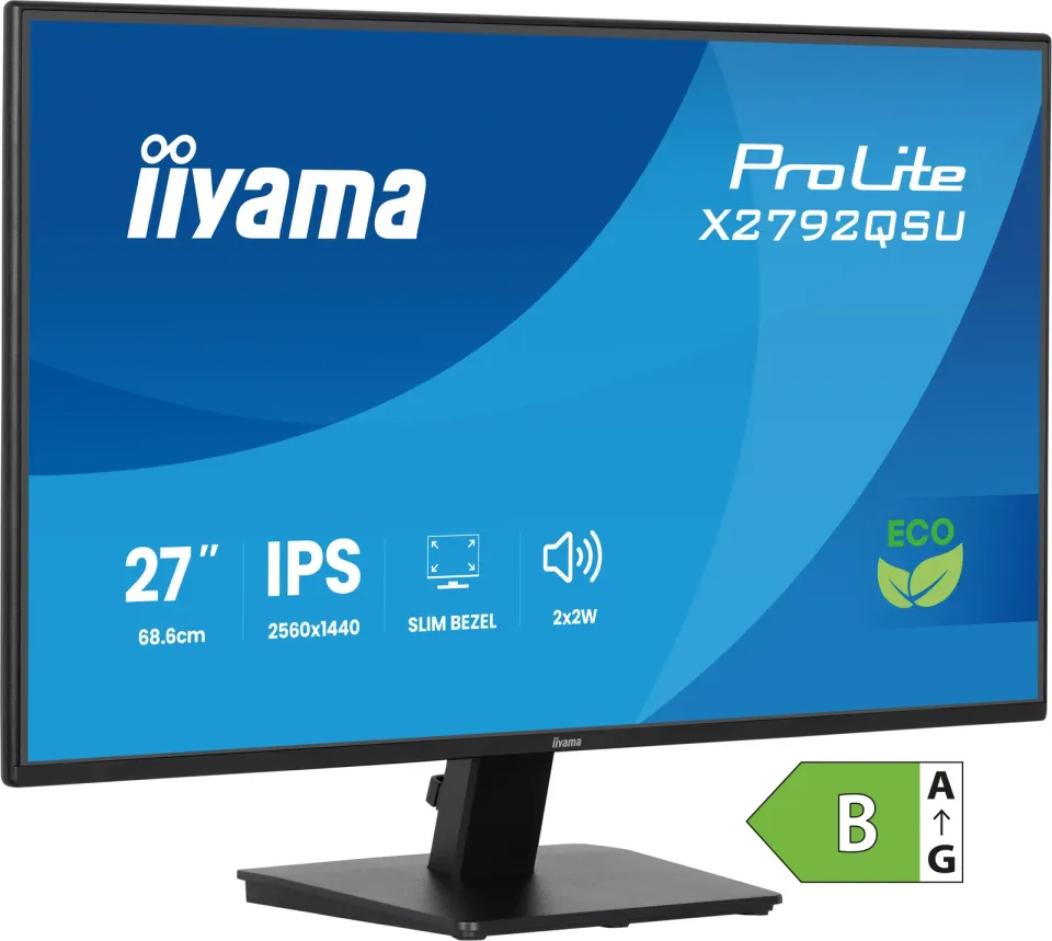 iiyama ProLite/X2792QSU-B1/27"/IPS/QHD/120Hz/3ms/Černá/3R