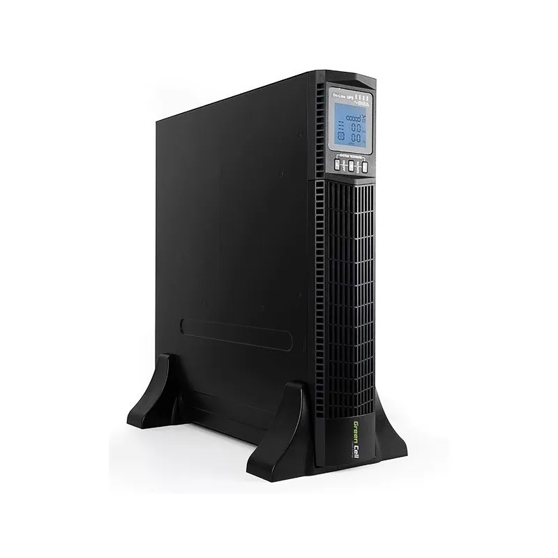 Green Cell UPS pro serverové racky RTII 1000VA 900W s LCD displejem