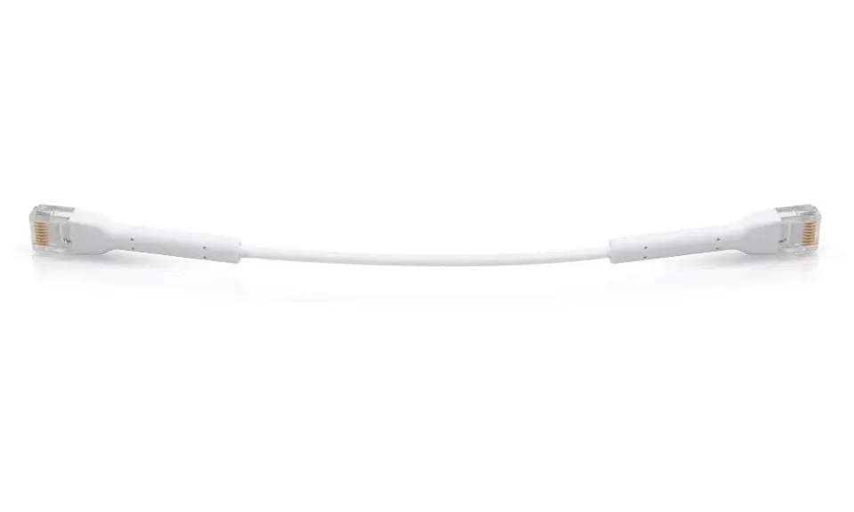 Ubiquiti UniFi Ethernet Patch Kabel - délka 0.1m, Cat6, bílý