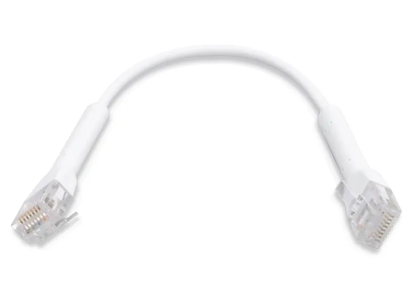 Ubiquiti UniFi Ethernet Patch Kabel - délka 0.1m, Cat6, bílý