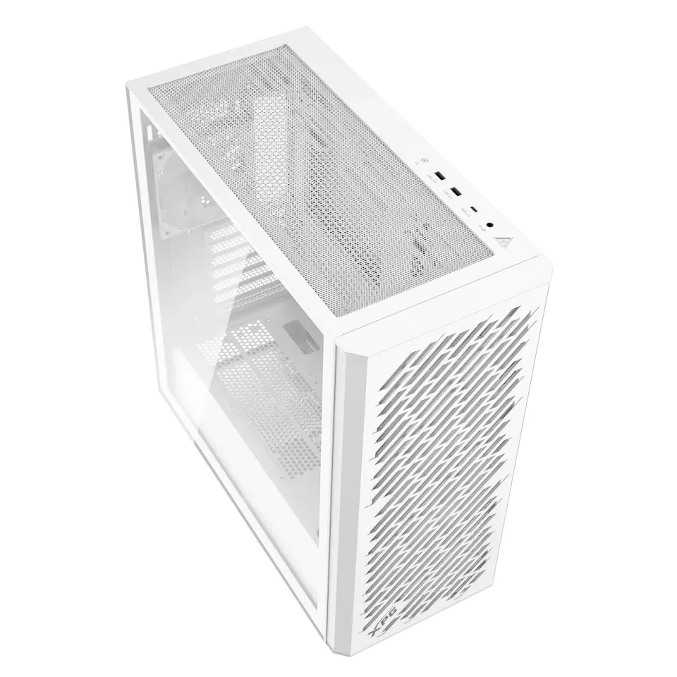 ADATA XPG case VALOR AIR PRO, ATX, Průhledná bočnice, 4x 120mm ARGB Fan, Bílá
