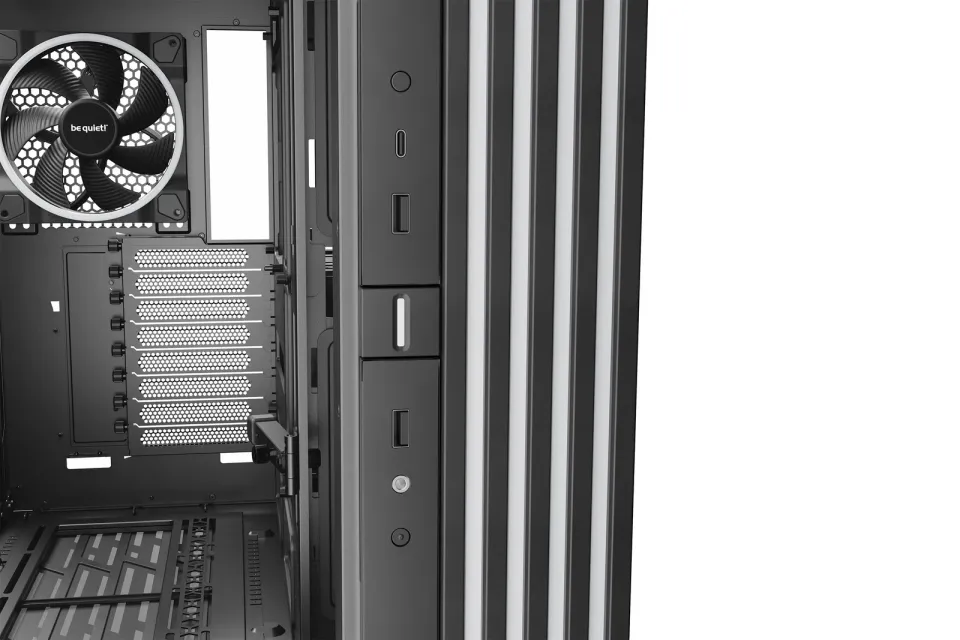Be quiet! skříň LIGHT BASE 900FX / ATX / ARGB pásek / 4x140mm ARGB fan / 2xUSB 3.0 / USB-C / panoramatická / černá