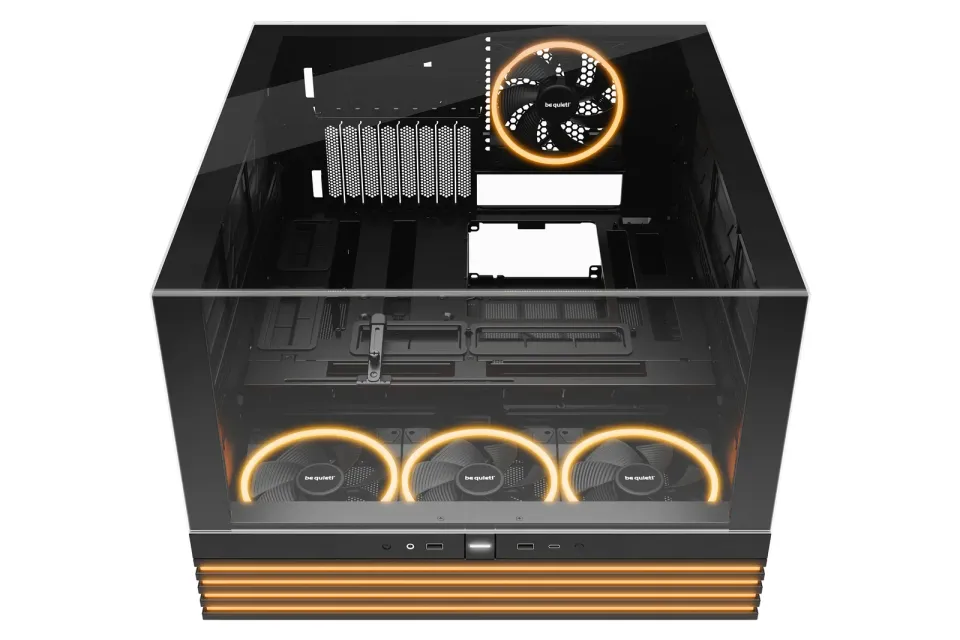Be quiet! skříň LIGHT BASE 900FX / ATX / ARGB pásek / 4x140mm ARGB fan / 2xUSB 3.0 / USB-C / panoramatická / černá