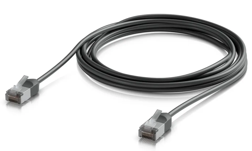Ubiquiti UniFi Premium Patch Cable Outdoor 3m - Patch kabel, Cat6a, venkovní, černý, 3m