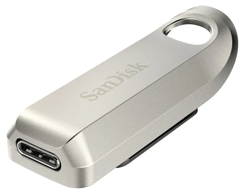 SanDisk Flash Disk 64GB Ultra Luxe USB-C 3.2 stříbrná