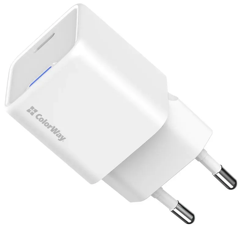 COLORWAY 1x USB-C/ síťová nabíječka/ GaN/ PD/ PPS/ 35W/ Bílá