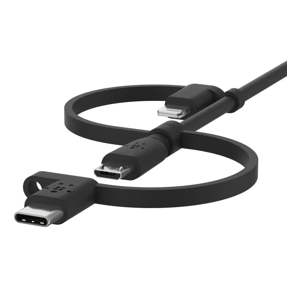 Belkin BOOST CHARGE Univerzální kabel USB-A/microUSB s adaptérem na Lightning a