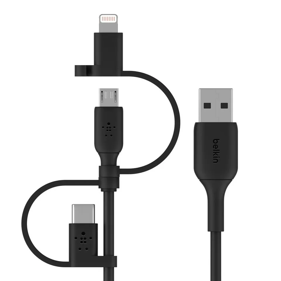Belkin BOOST CHARGE Univerzální kabel USB-A/microUSB s adaptérem na Lightning a