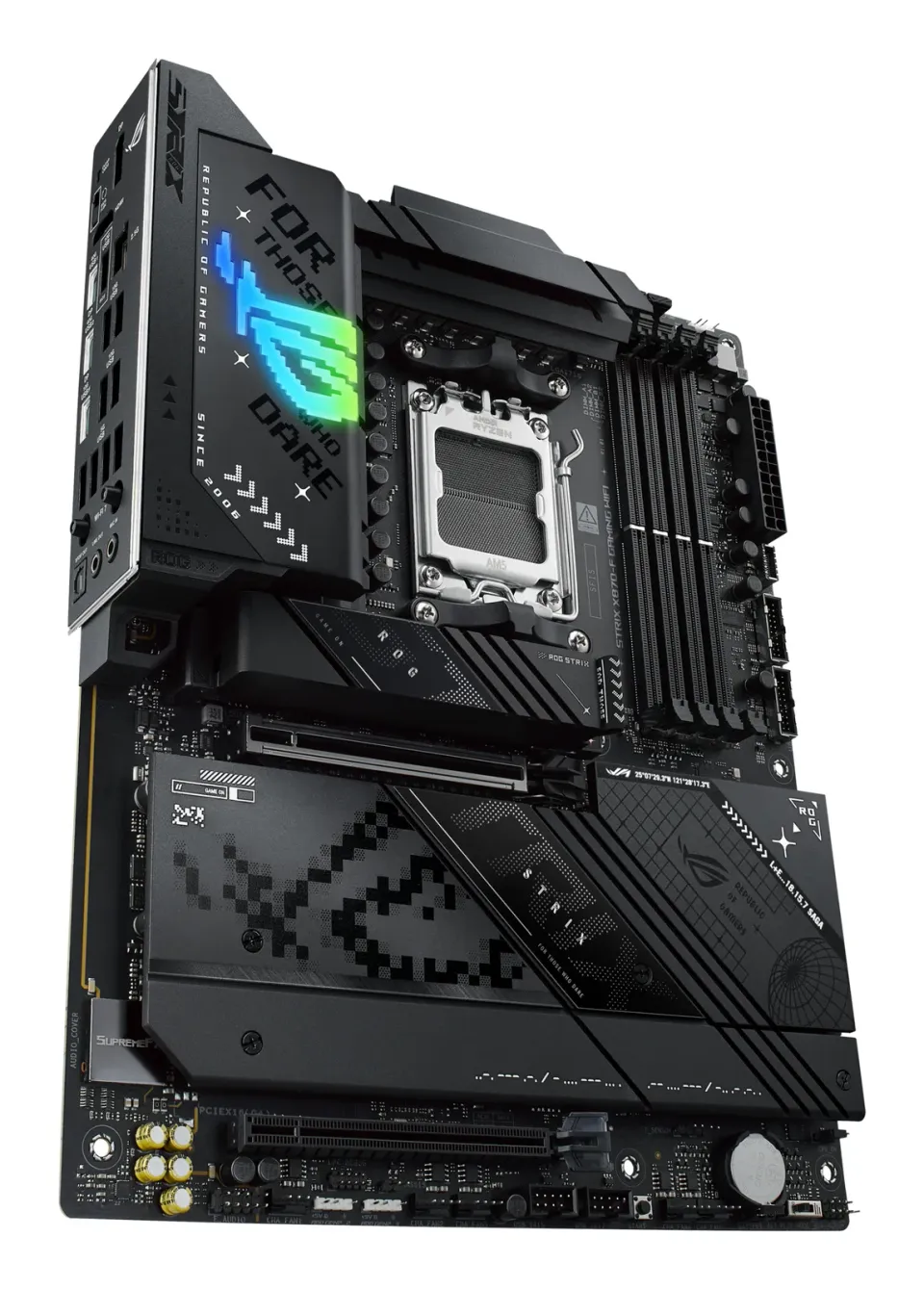 ASUS MB Sc AM5 ROG STRIX X870-F GAMING WIFI, AMD X870, 4xDDR5, 1xDP, 1xHDMI, 1xUSB4, WiFi