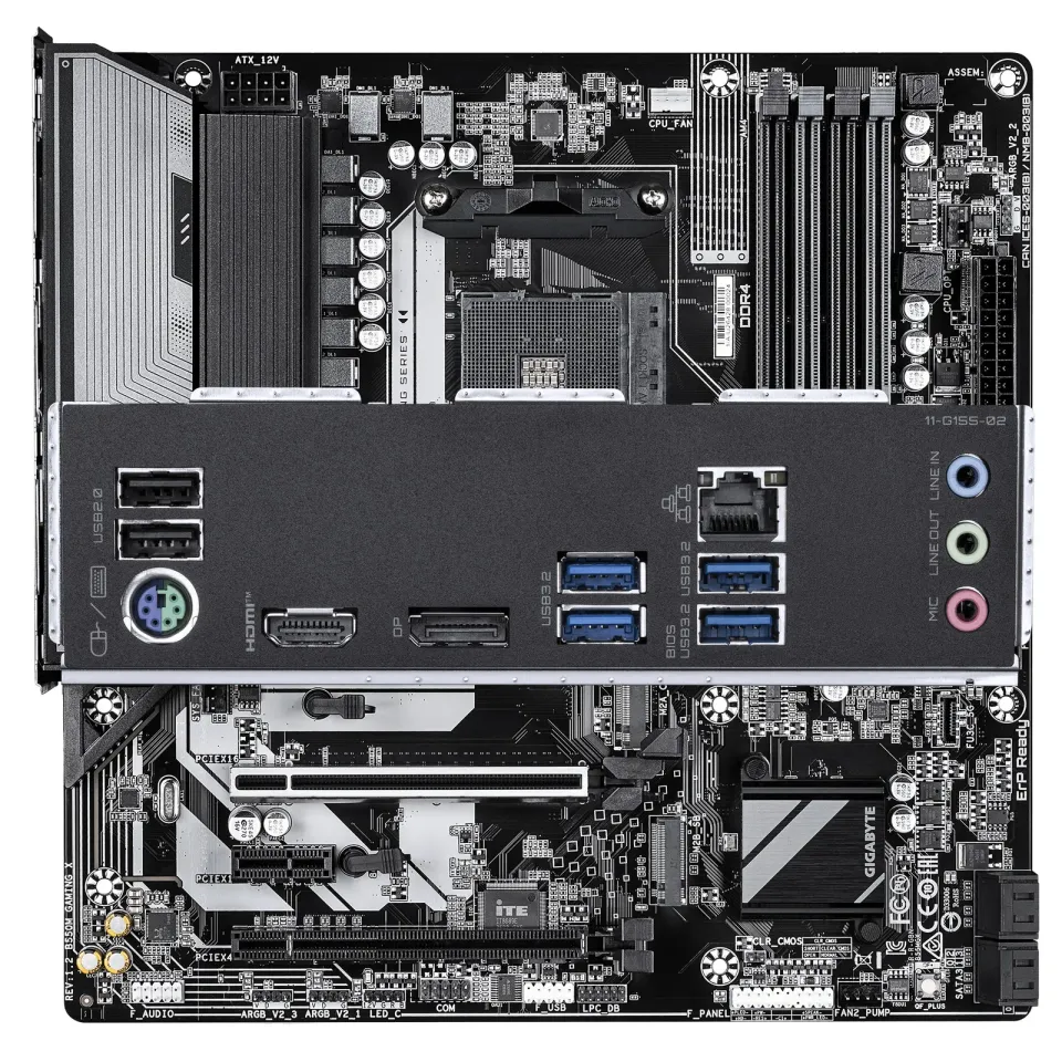 Gigabyte B550M GAMING X (Rev. 1.2)/AM4/mATX