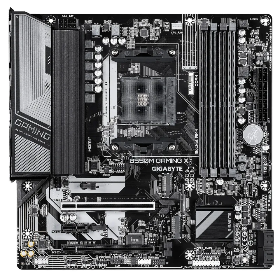 Gigabyte B550M GAMING X (Rev. 1.2)/AM4/mATX