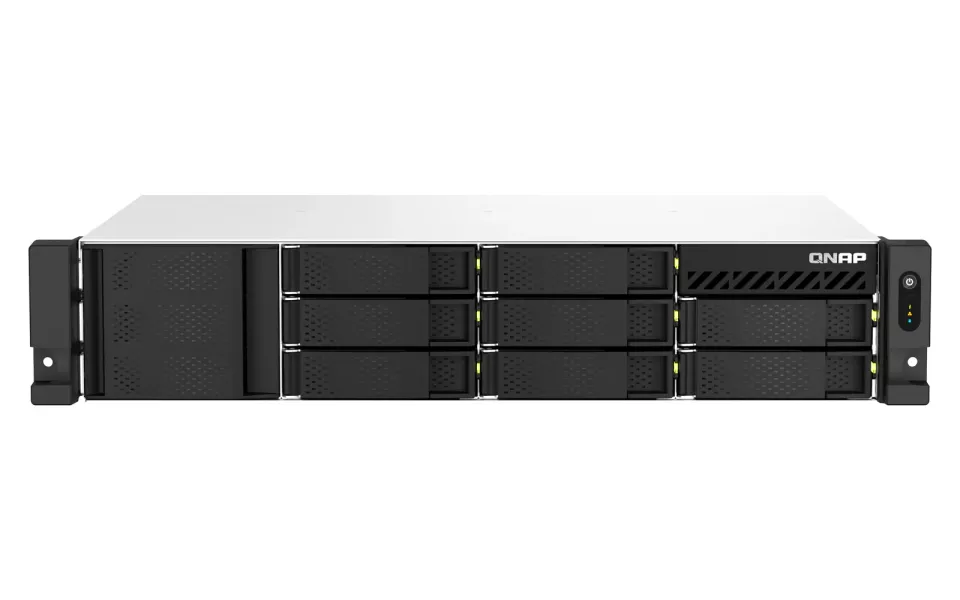 QNAP TS-873AeU-4G (Ryzen 2,2GHz, 4GB RAM, 8xSATA, 2x2,5GbE, 1xPCIe, 2xM.2 sloty, malá hloubka)