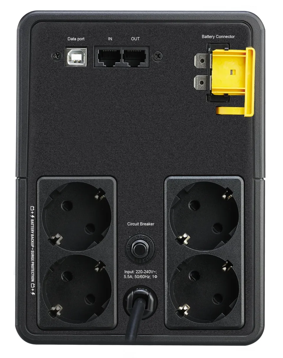 APC Back-UPS 1200VA, 230V, AVR, Schuko Sockets (650W)