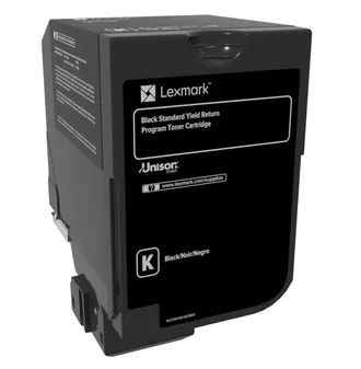Lexmark CS720, CS725, CX725 Black Standard Yield Return Programme Toner Cartridg