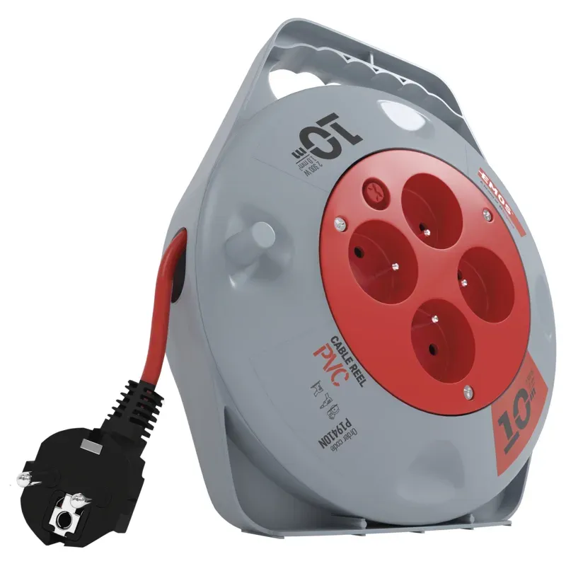 EMOS PVC Naviják 4z/10m 1,0mm, IP20