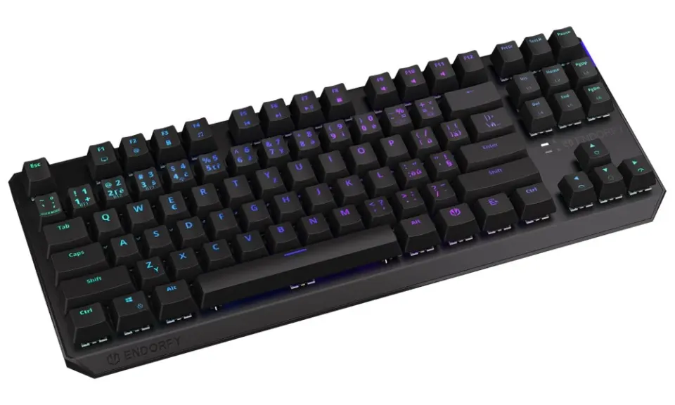 Endorfy herní klávesnice Thock TKL Wireless Black/USB/ Kaihl black/ černá / bezd