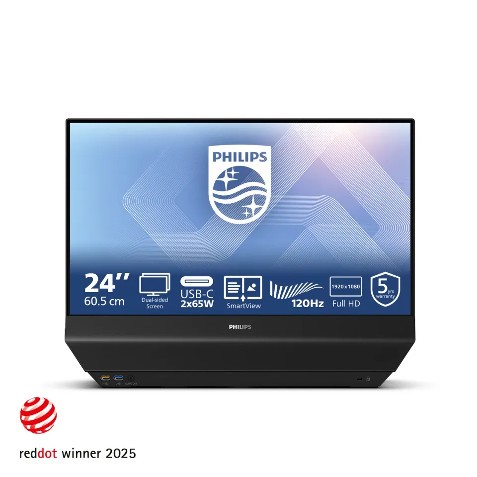 Philips LCD 24B2D5300 2x23,8" IPS/1920x1080@120Hz/4ms/300cd/2xHDMI/2xUSB-A/2xUSB