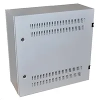 XtendLan 19" nástěnný vertikální rozvaděč 2U+4U 540x200, perforované dveře, 2x zámek, šedý