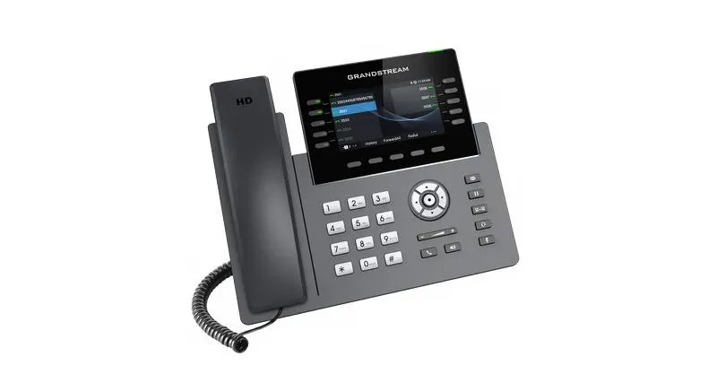 Grandstream GRP2615 SIP telefon, 4.3" TFT bar. displej, 5 SIP účtů, 10 prog. tl., 2x1Gb, WiFi, BT
