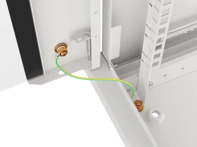 LANBERG 19" RACKOVÁ SKŘÍŇ PRO MONTÁŽ NA STĚNU 6U/600X600 (FLAT PACK) S PROSKLENÝMI DVEŘMI ŠEDÁ V2