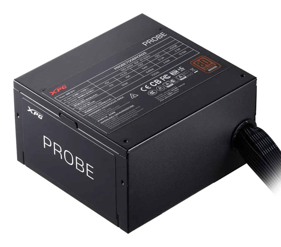 ADATA XPG zdroj PROBE 600W, 80+ BRONZE, 120mm, ATX