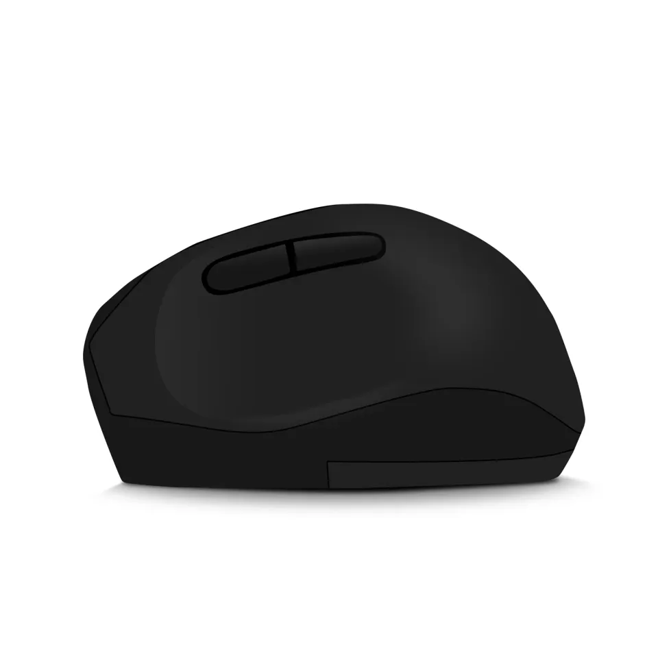 EVOLVEO LadyErgo, tichá vertikální ergonomická myš, 2.4GHz, černá