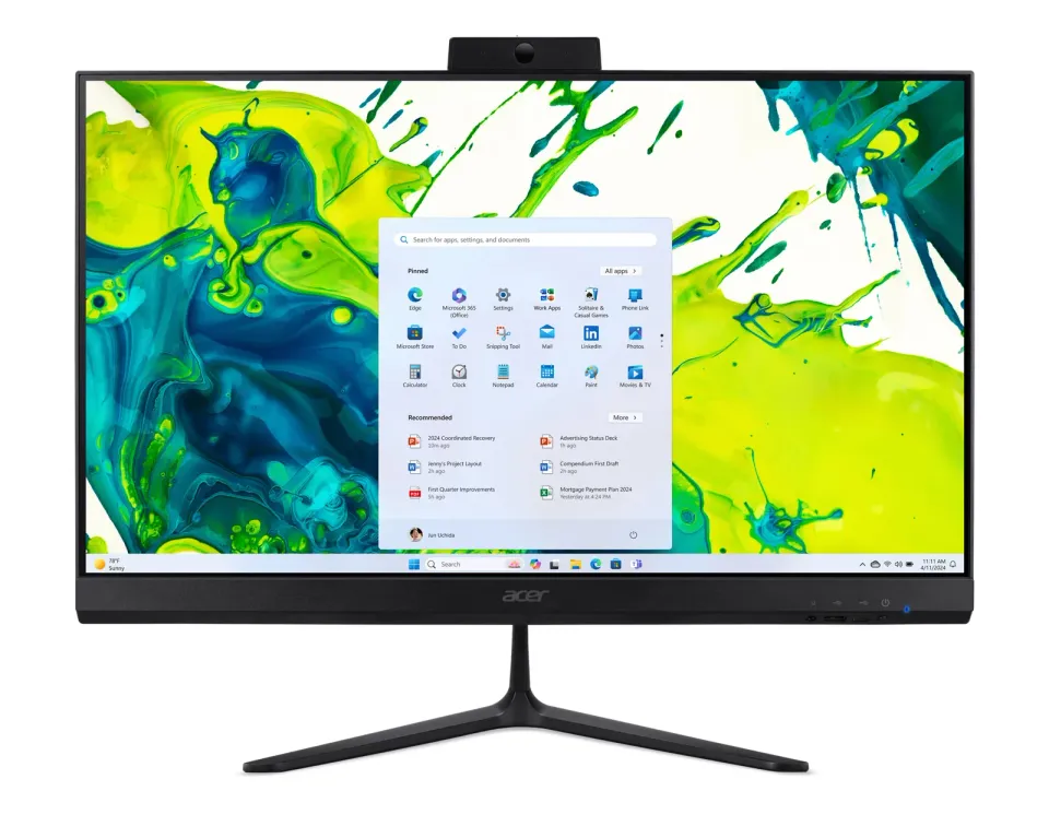 Acer Aspire/C24B-GMTL_LUBCU5115U_65W/23,8"/FHD/U5-115U/8GB/512GB/Intel int/W11H/Černá/2R