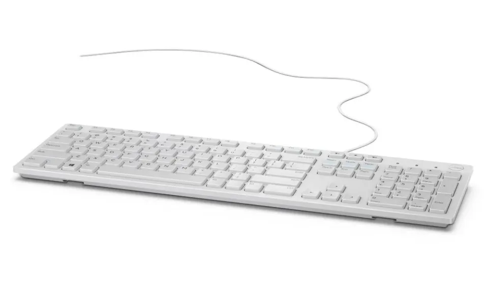 Dell KB216/Drátová USB/US layout/Bílá