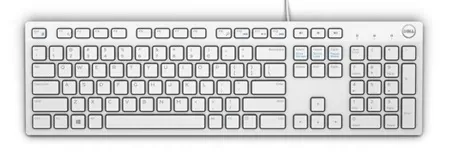 Dell KB216/Drátová USB/US layout/Bílá