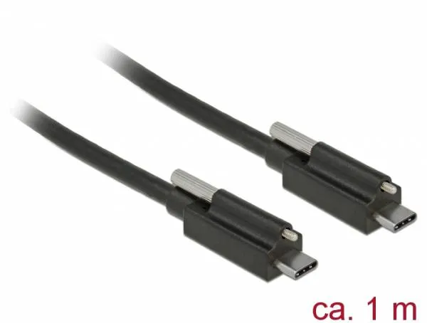 Delock Kabel SuperSpeed USB 10 Gbps (USB 3.1 Gen 2) USB Type-C samec > USB Type-