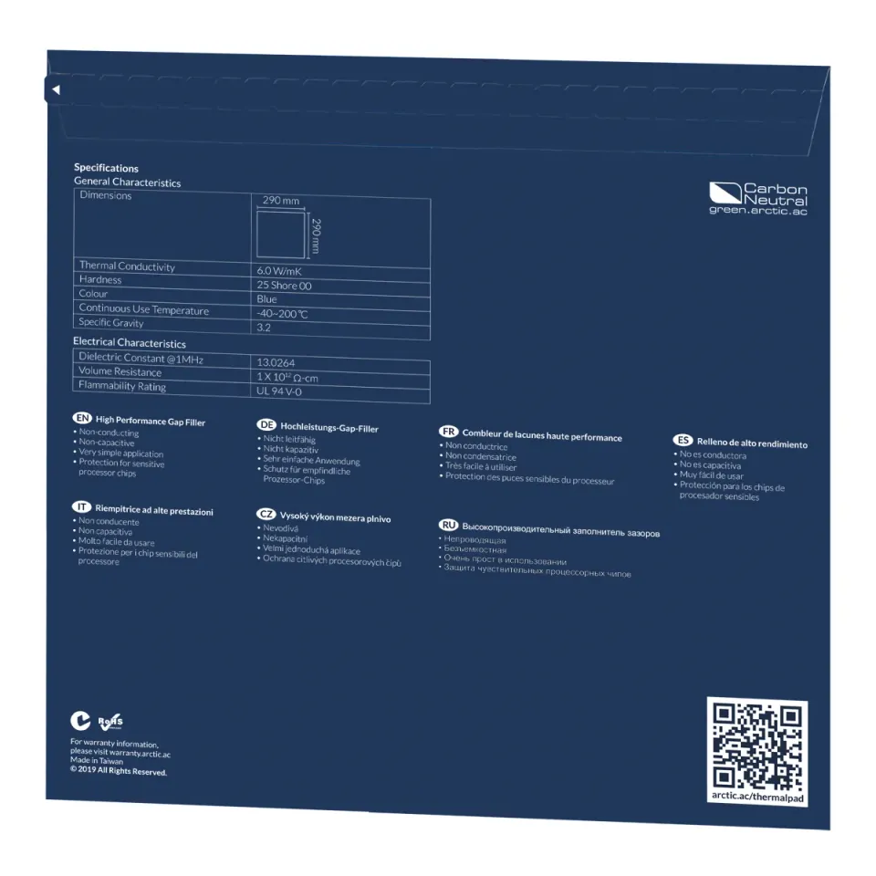 ARCTIC Thermal Pad 290x290mm t:0,5mm