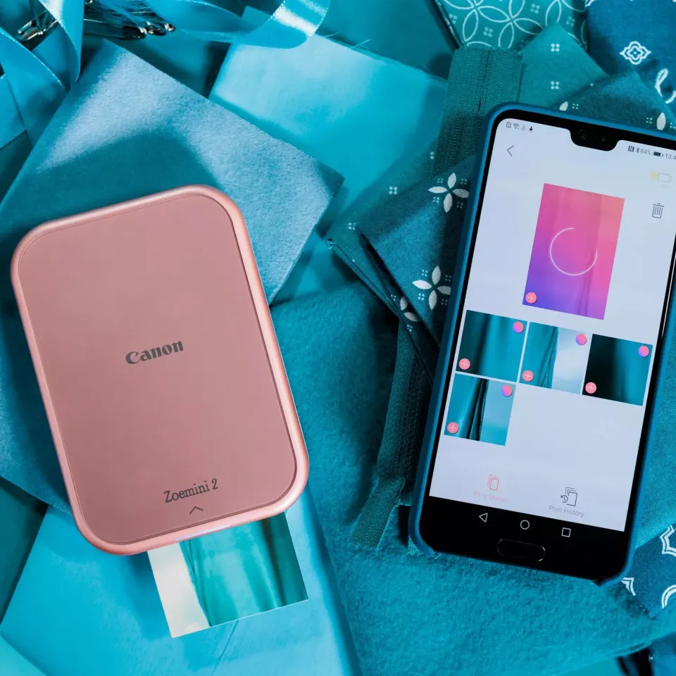 Canon Zoemini 2 kapesní tiskárna růžová RGW (poskodená krabica