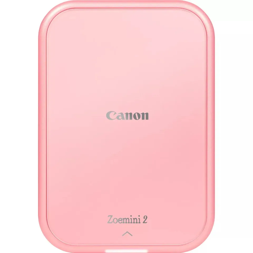Canon Zoemini 2 – kapesní fototiskárna ZINK, samolepicí fotky 5 × 7,6 cm, Bluetooth, růžová – bazar, poškozený obal