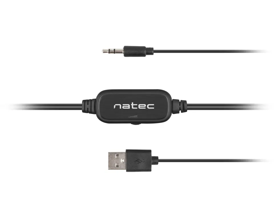 Natec reproduktory COUGAR/Stereo/6W/Černá