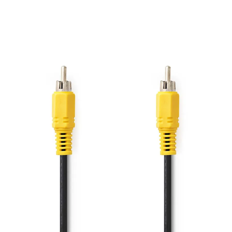 Nedis CVGL24100BK20 - Kompozitní Video kabel | RCA Zástrčka - RCA Zástrčka | 2 m