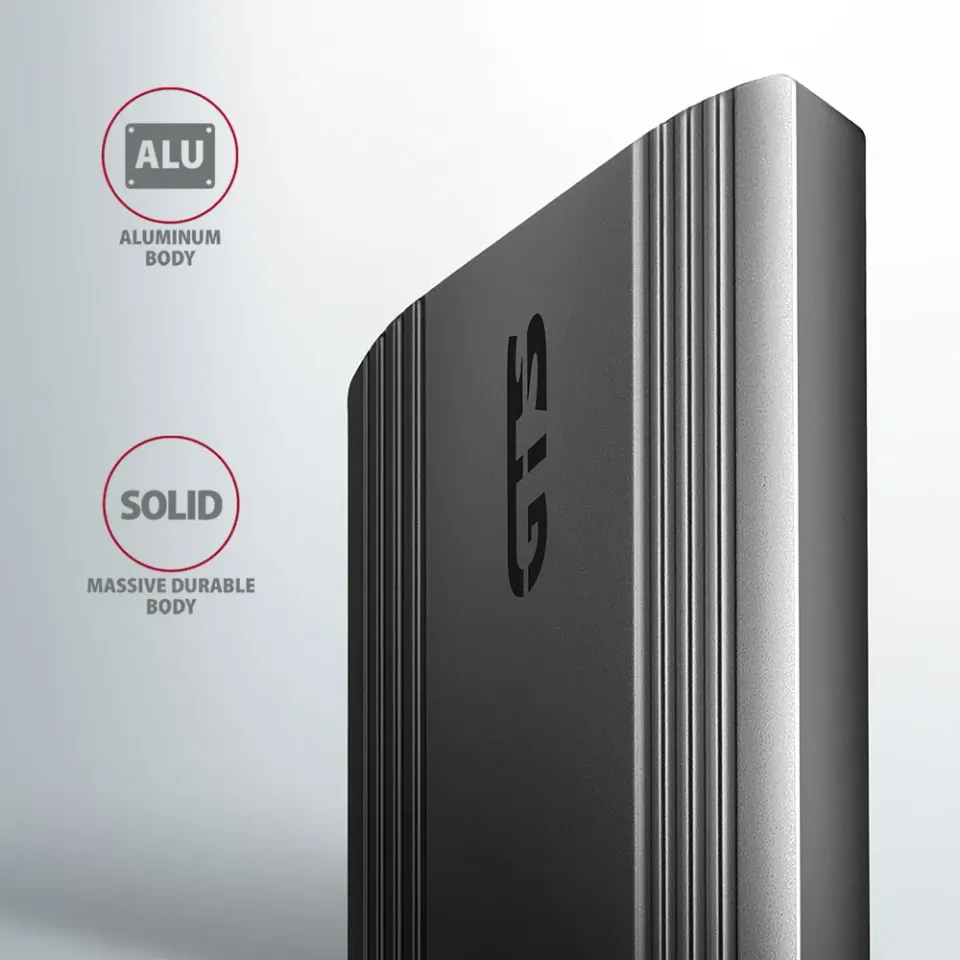 AXAGON EEM2-GTS2, USB-C 10Gbps - M.2 NVMe & SATA SSD kovový THIN box, bezšroubko
