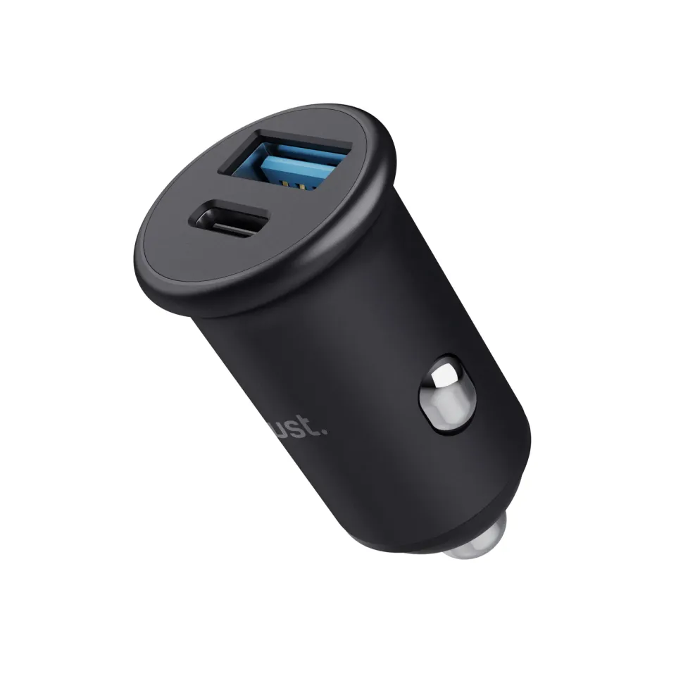TRUST autonabíječka MAXO 38W, 1x USB-C, 1x USB