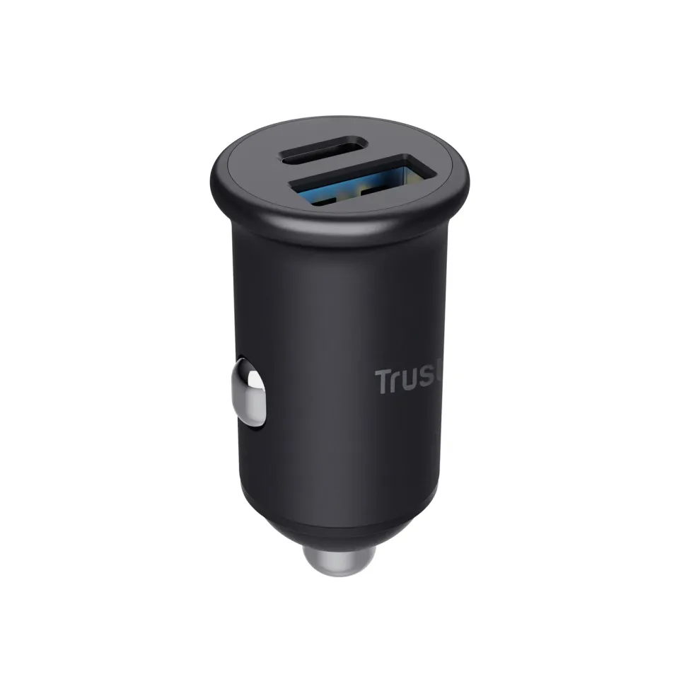 TRUST autonabíječka MAXO 38W, 1x USB-C, 1x USB