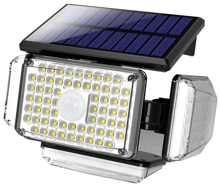 IMMAX CLOVER-2 venkovní solární nástěnné LED osvětlení s externím solárním panelem, 4,5W