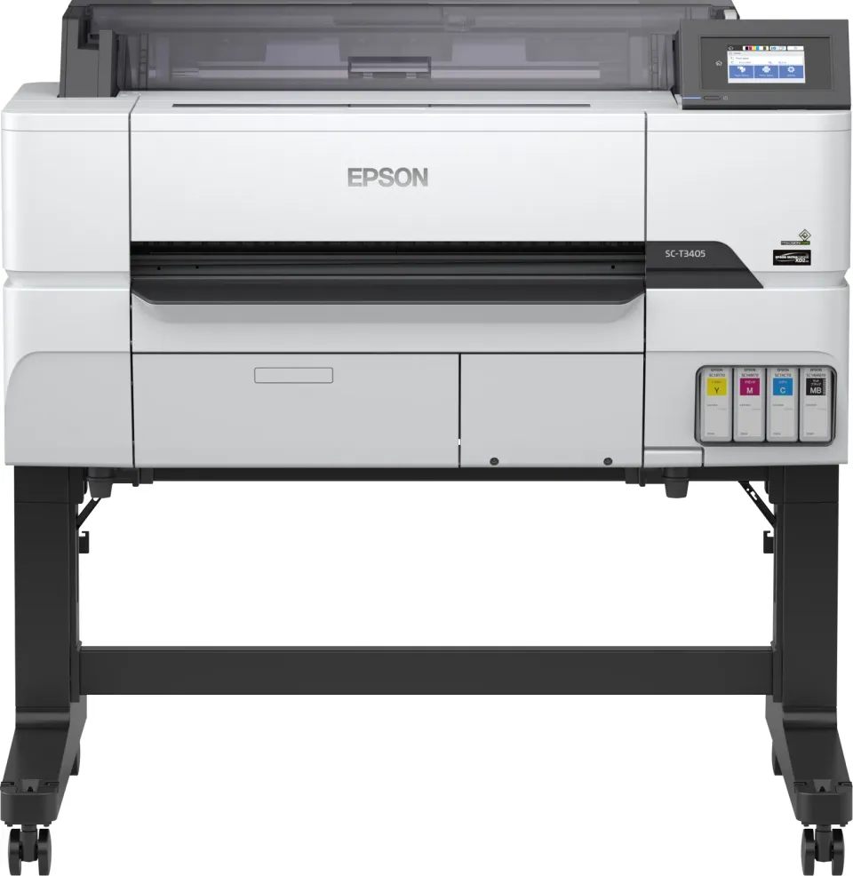 Epson SureColor SC-T3405 – technická velkoformátová tiskárna 24" (A1) se stojanem, pigmentové inkousty, Wi-Fi a Gigabit LAN