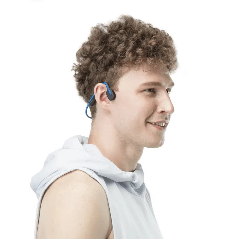 Shokz OpenMove, Bluetooth sluchátka před uši, modrá