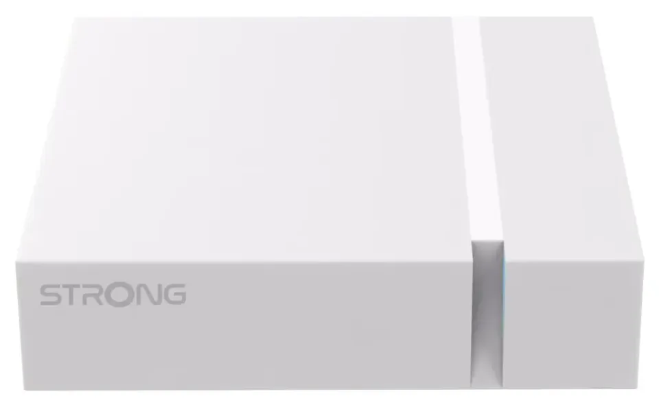 STRONG android box LEAP-S3+V2/ 4K UHD/ H.265/HEVC/ NETFLIX/ O2 TV/ HBO Max/ HDMI/ USB/ LAN/ Wi-Fi/ Android TV 11/ bílý
