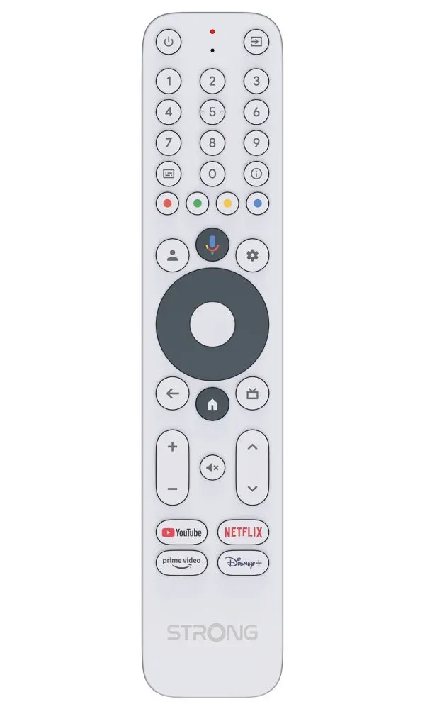 STRONG android box LEAP-S3+V2/ 4K UHD/ H.265/HEVC/ NETFLIX/ O2 TV/ HBO Max/ HDMI/ USB/ LAN/ Wi-Fi/ Android TV 11/ bílý