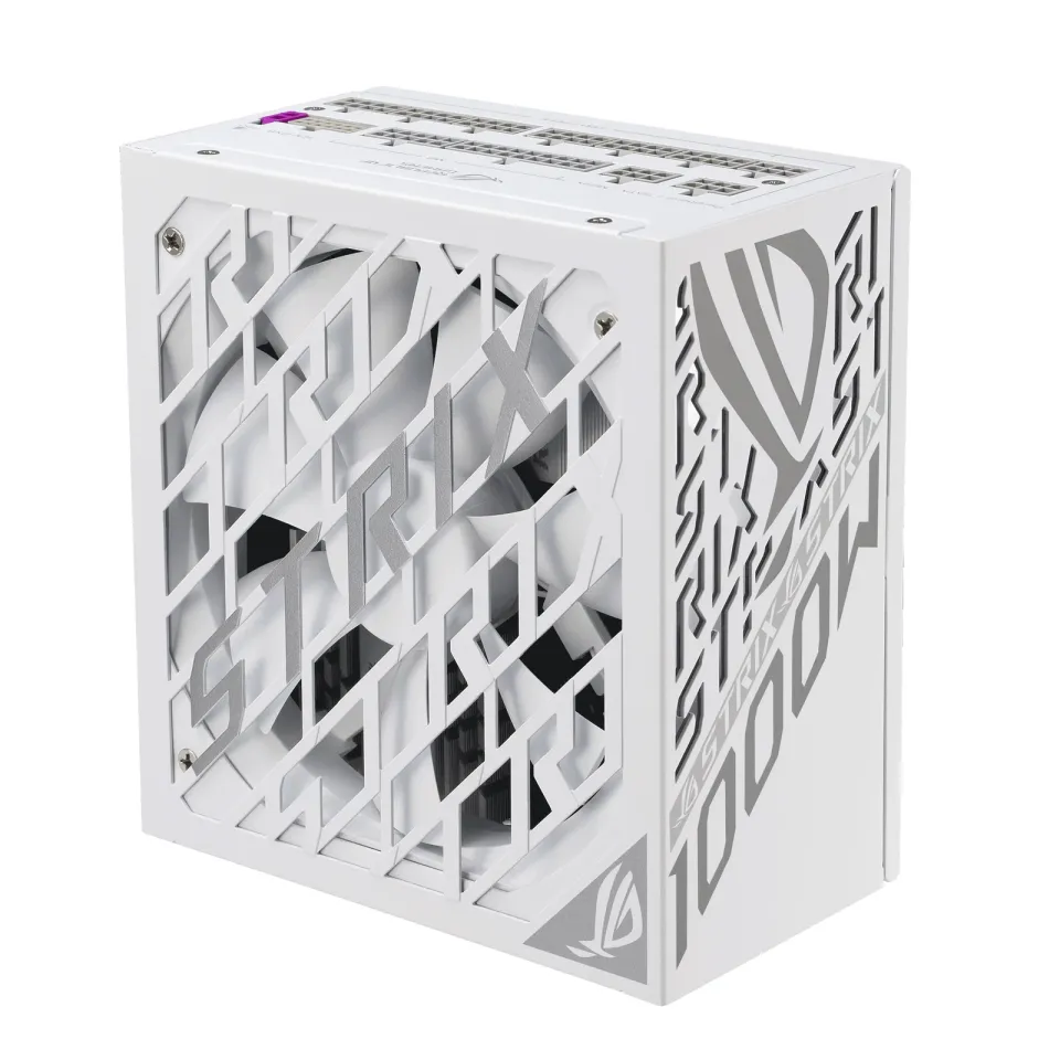 ASUS zdroj ROG STRIX 1000W White, 135mm, 80 Plus Platinum, Plně modulární, ATX 3.1