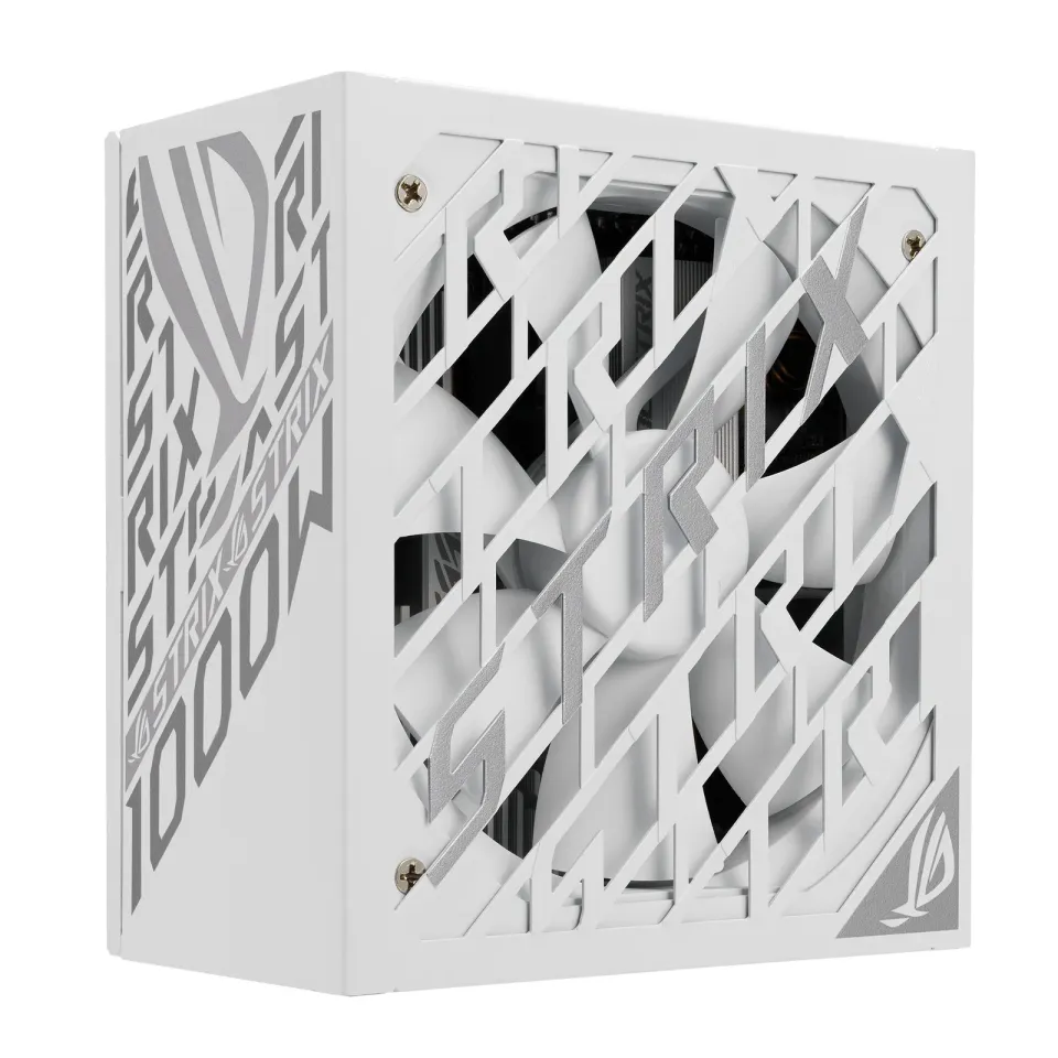ASUS zdroj ROG STRIX 1000W White, 135mm, 80 Plus Platinum, Plně modulární, ATX 3.1