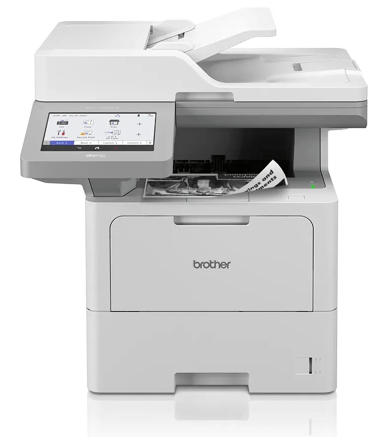 BROTHER multifunkce mono laserová MFC-L6910DN - A4 50ppm DUALSKEN 1200x1200 2GB 520listů LAN USB DUPLEX ADF80