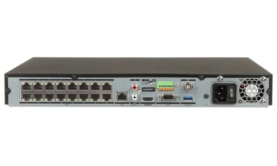Hikvision NVR DS-7616NXI-I2/16P/S(E) - 16x IP/ 32Mpix/ 256Mbps/ 2x HDD/ 1x LAN + 16x PoE/ AcuSense