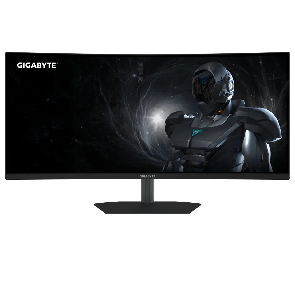 GIGABYTE LCD - 34" Gaming monitor G34WQC2, VA, 21:9, 3440x1440 QHD, 200Hz, 450 cd/m2, 1ms, 2xHDMI, 2xDP